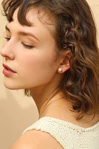 S.Leaf Cat Pearl Earrings for Women 925 Sterling Silver Hypoallergenic Cat Memorial Gifts Lovers Jewelry Earrings for Women Best Friend Birthday Gifts for Women Trendy Sister Mom Wife Womens Her Friend Party4