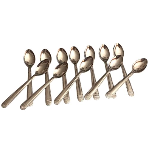 Portal AMW Stainless Steel Tea Spoons Set - 12 Pieces