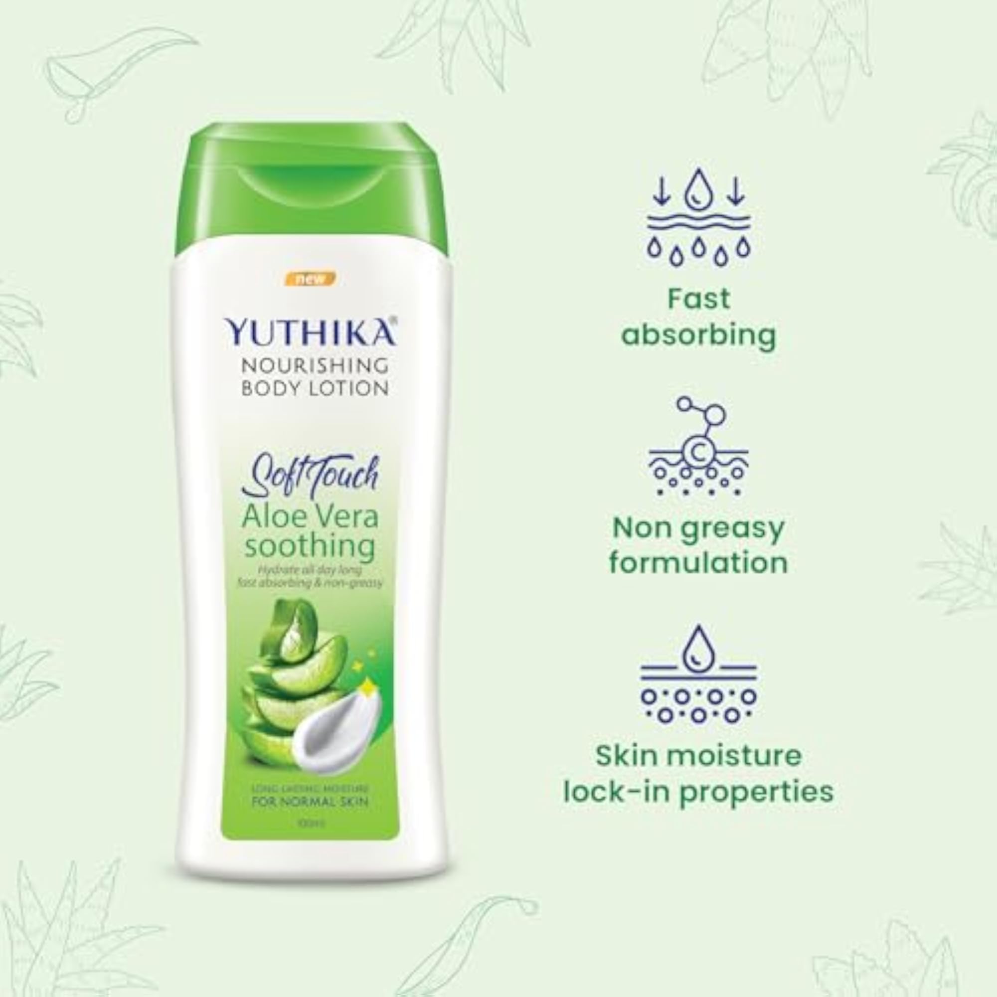 Hydrating Almond & Aloe Vera Body Lotion, 100ml