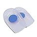 Ortho Pauher Silicone Gel Heel Cups for Plantar Fasciitis and Posture Corrective - Best Shoe Inserts for Heel Pain and Calcaneal Spur (1 Pair)