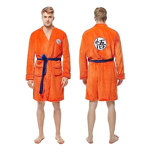 YANVS Goku - Albornoz para hombre, disfraz de cosplay de Kakarotto, pijama de Son Goku, disfraz de Halloween, Adulto., Taille unique
