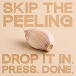 Gourmet Easy Garlic Press Lifetime Replace, No Need to Peel, Fine & Coarse - Image 3