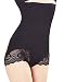 COSWE Women's High Waist Enhancer Waist Trainer Panties(Black, S/M)