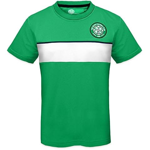 Celtic FC Boys Polyester T-Shirt Green 12-13 Years Cover