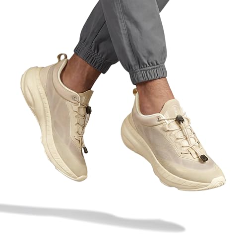 Image of Neeman's Begin Walk Plush Sneakers for Men | Lightweight Breathable Walking Shoes with Cushioned Sole, Stretch Fit Upper & Rubber Grip | Comfortable Lace Up Shoes for Daily Walking