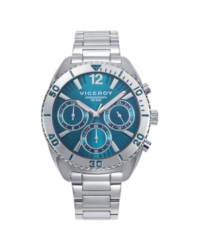 Montre acier inoxydable Viceroy Chic 401292-65 vert au design raffiné