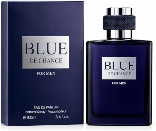 Image of Blue De Chance For Men Eau de Parfum 100ml | Long Lasting Men's EDP Fragrance Spray | Fresh Masculine Everyday & Evening Scent | 100ml Perfume Gift for Him
