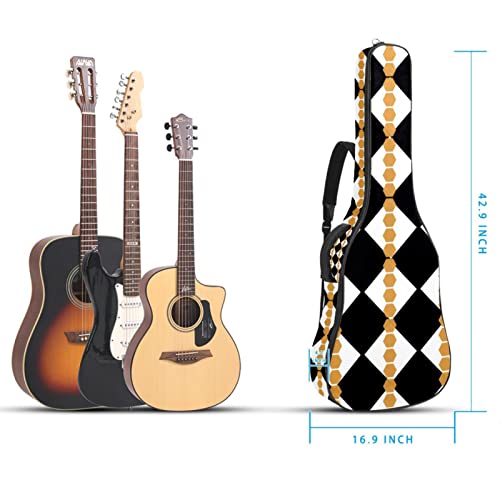 Housse de protection rembourrée pour guitare acoustique et classique Motif hibou sauvage, Multicolore 10., 42.9×16.9×4.7… - Les Beatles, Paul McCartney, John Lennon, RIngo Starr, George Harrison Housse de protection rembourrée pour guitare acoustique et classique Motif hibou sauvage, Multicolore 10., 42.9x16.9x4.7… – Image 6