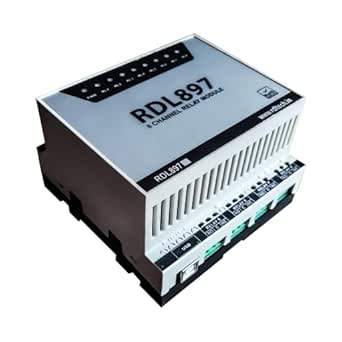 USB 8 Channel Relay Module - FT245RL with Enclosure DIN rail USB Relay ...