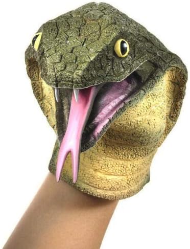 Miniatura 3 de Big Game Toys - Serpiente de goma para cachorros de mano, suave, elástico, para serpiente de 6 pulgadas