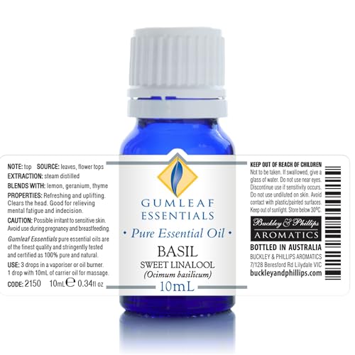 Aceite Esencial Puro de Albahaca Gumleaf Essentials 10 ml miniatura 3