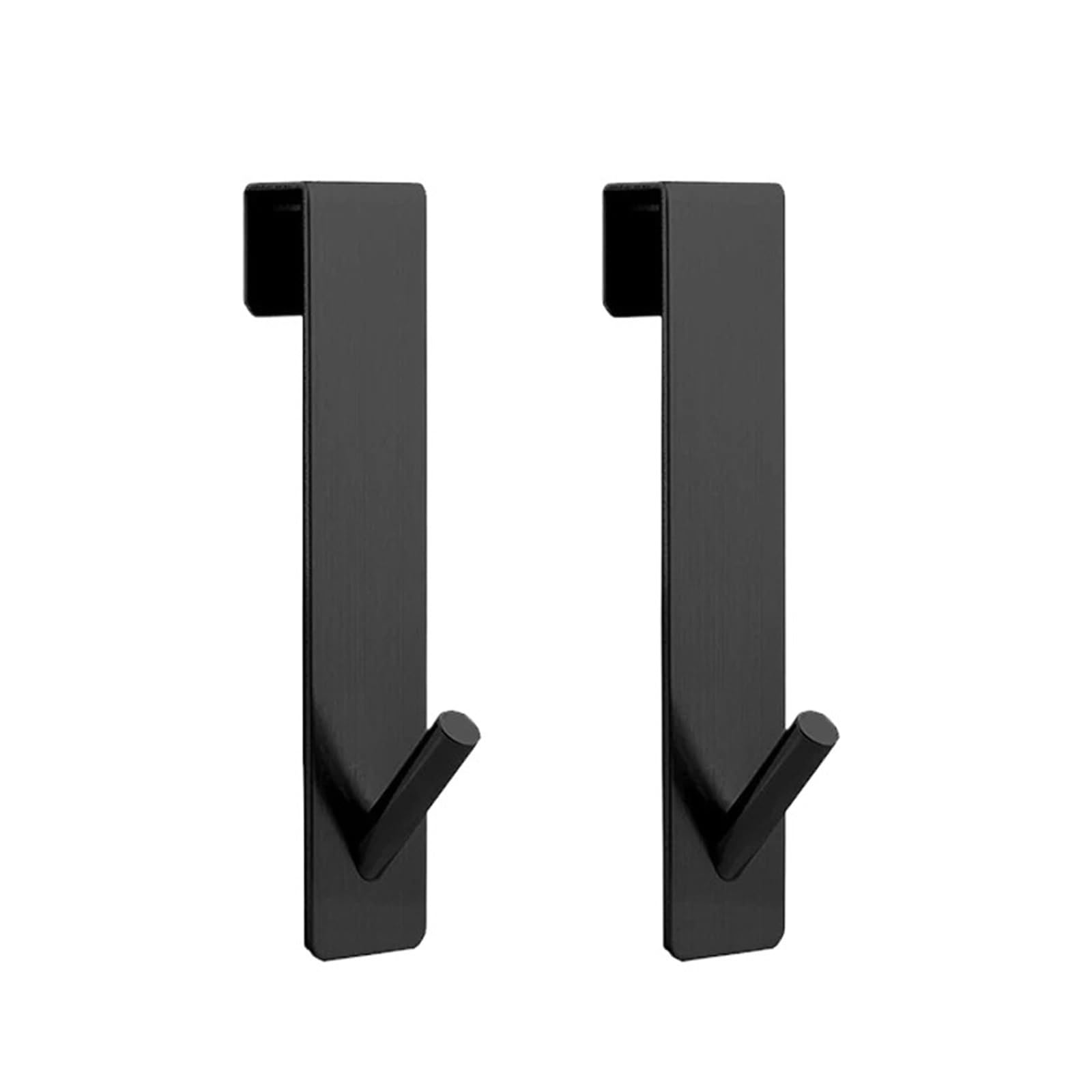 Weqyfdc Black-2Pcs Over The Door Hook Bathroom Shower Door Back Hook