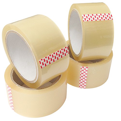 Preisvergleich Produktbild 36 Rollen durchsichtiges Paketklebeband Packband Packfilm Verpackungsklebeband transparent / klar 50 mm (5 cm) x 66 m