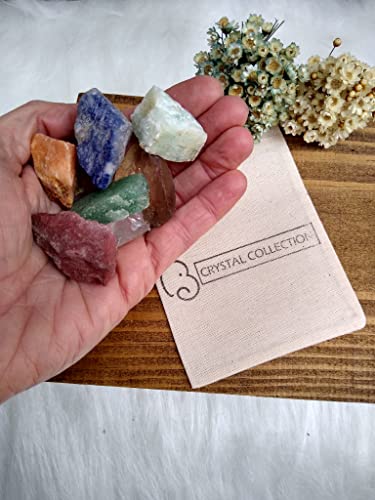 Kit Pedra Cristal Natural (7 Pedras Brutas)
