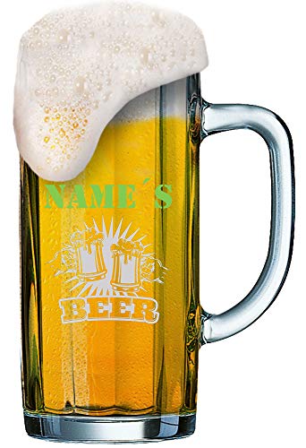 MeinGlas - Jarra de Cerveza (0,5 L), diseño de Minden Seidl