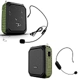 18W Wireless Bluetooth Voice Amplifier and Wired Loudspeaker Bundle
