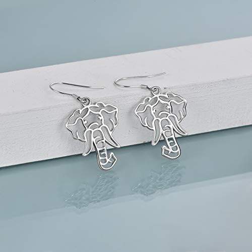 Women Earrings Sterling Silver Cat/Dinosaur/Elephant/Horse Dangle Earrings Jewellery with Fishhook