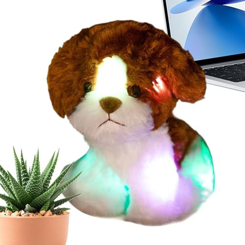 Peluche lumineuse LED chiot brillant doudou moelleux cadeau enfant