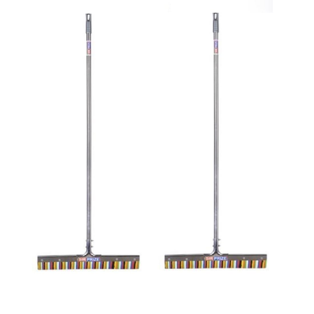 Sir Prize Set of 2pcs Bathroom Floor Cleaning Wiper Small Size Heavy Stainless Steel Rod 30.inch Water Squeegees Bathroom Wiper for Home/Office Floor Cleaning etc Bathroom Wipes Multicolor (B0D3B2L5PL) Amazon Price History, Amazon Price Tracker