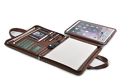 Icarryalls Zipper Portfolio Case With Handle, Portfolio Compatible For 12.9 Inch Ipad Pro And Letter Size Writing Pad #TOP1