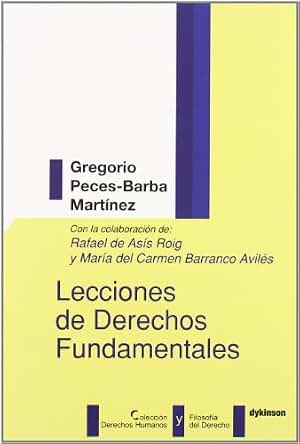 Lecciones de derechos fundamentales (Colección Derechos Humanos y Filosofía del Derecho.)