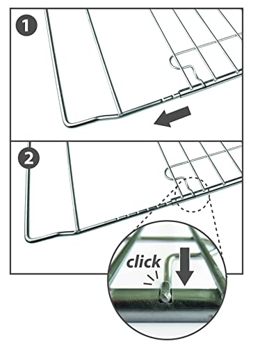 Zenker "Special Cooking" Adjustable Oven Rack, Silver, 14.57-22.44 X 12.80" #TOP7