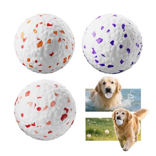 FOXMM E-TPU Dog Balls 3 Pack