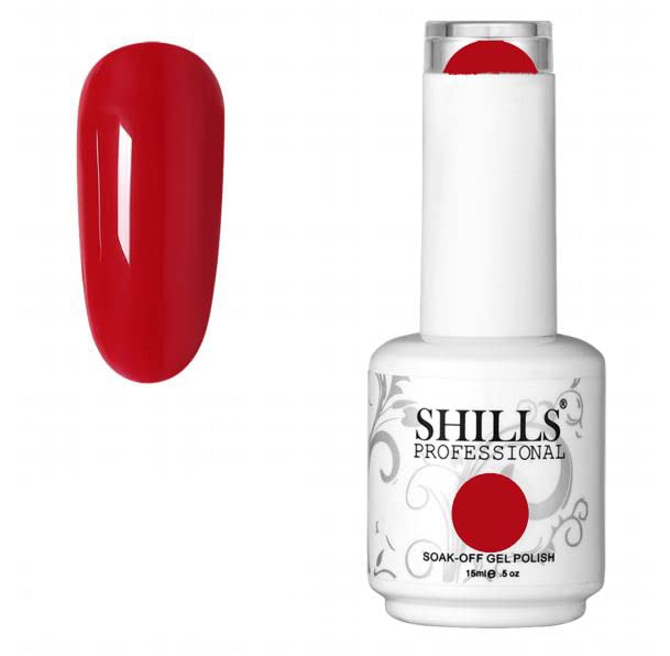 Buy SHILLS PROFESSIONAL Uv Led Soak Off Gel Polish Red 15 Ml, 116