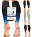 aZengear Calf Brace - Calf Sleeves for Women Men - Calf Support - Compression Calf Guards - Shin Splint Sleeve - Leg Sleeve (Pair) - Blue, S/M