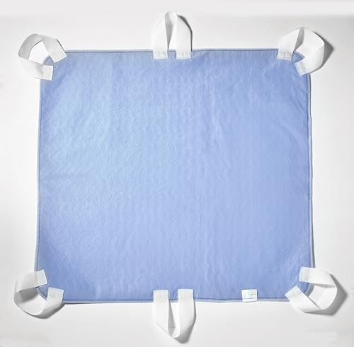 Beck's Classic Transfer Board Bed Pad with Handles- Heavy Absorbency Washable, Waterproof, Reusable Pad for Elderly, Bedridden, Transfer, Repositioning, Incontinence, & Mattress Protection