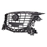 Front Grille Compatible with 2017-2018 Mazda 3 Sport Touring Sedan/Hatchback (Mexico Built), PP Replacement Bumper Grill for MA1200216 BANE50712D