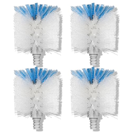 Bottle Brush Refills for OXO Stainless Steel Bottle Brush Only 4 Pack Bottle Brush Replacement Head for Clean Water Bottle Baby Bottle Glasswares Mugs