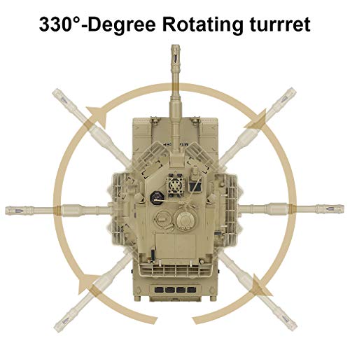 Rc Tanks, 1:28 M1A2 American Tank Army Tank Toys For Boys,9 Channels Remote Control Vehicles With Sound And Light,Military Toys For Kids Boys Girls (Khaki) #TOP4