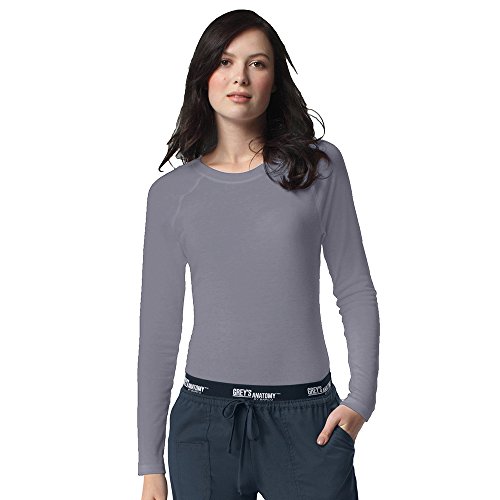 Grey's Anatomy 4345 Active Round Neck Raglan Long Sleeve Top
