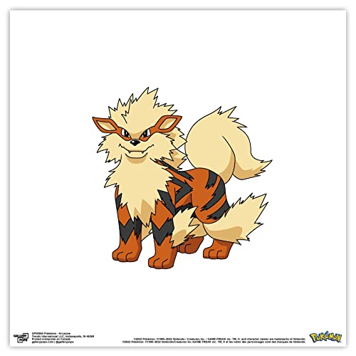 Trends International Gallery Pops Pokemon - Arcanine Wall Art, Unframed Version, 12'' x 12''