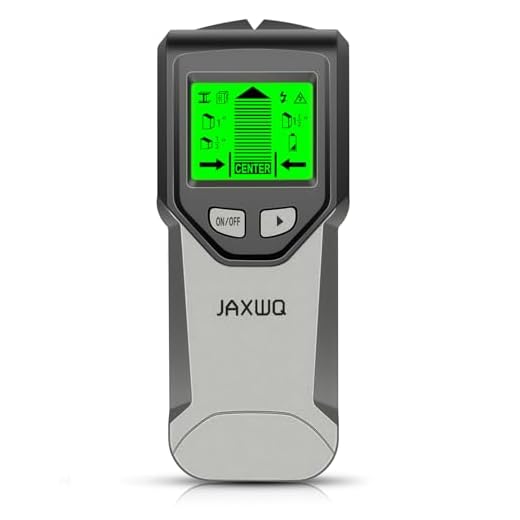 Stud Finder Wall Scanner - 5 in 1 Stud Finder Tool with Intelligent Microprocessor Chip and HD LCD Display, Stud Detector Beam Finders for the Center and Edge of Wood AC Wire Metal Studs Joist Pipe