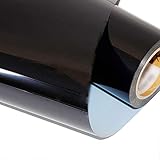 Heat Transfer Vinyl Roll 12 Inches x 5 Feet HTV Vinyl for T-Shirts (White) (black)