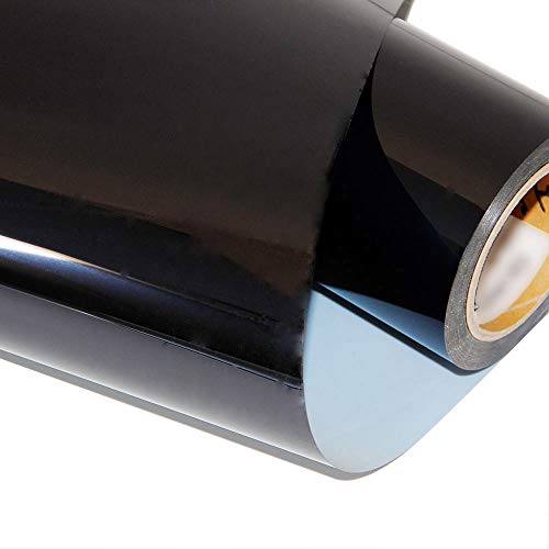uscnc Black HTV Vinyl Roll Heat Transfer Vinyl 12 inches x 5 Feet