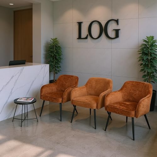 Chaise Confortable En Tissu Et Pieds Bois - Saga Mobitec