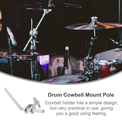 Soporte para extensión de cowbell BESTonZON para tambor, montaje fácil para músicos y entusiastas miniatura 3