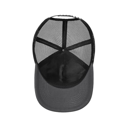 American Flag Trucker Hat - Snapback Hat, Baseball Cap for Men Women - Breathable Mesh Side, Adjustable Fit - for Casual Wear