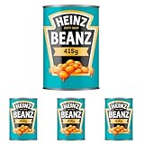 Heinz Judías Cocidas en Salsa de Tomate Lata 415g (Paquete de 4)