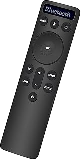 UNOCAR Backlit Display Bluetooth Remote Replacement for Vizio 5.1 2.1 Home Theater Soundbar Sound Bar Speaker System Replacement Control V21d-J8 V21x-J8 V21-H8 V51x-J6 V51-H6 M21d-H8R M51ax-J6
