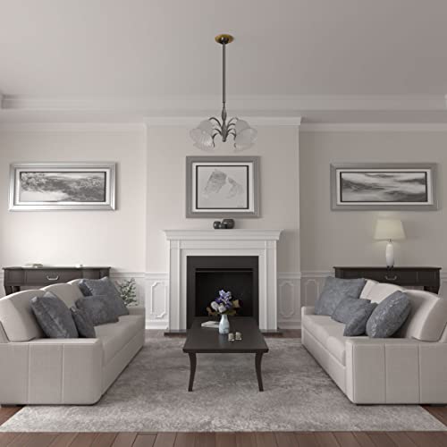 Image of 9 5 /8 inchOD x 1 1 /8 inchP Maria Ceiling Medallion (Fits Canopies up to 1 3 /4 inch), Gold