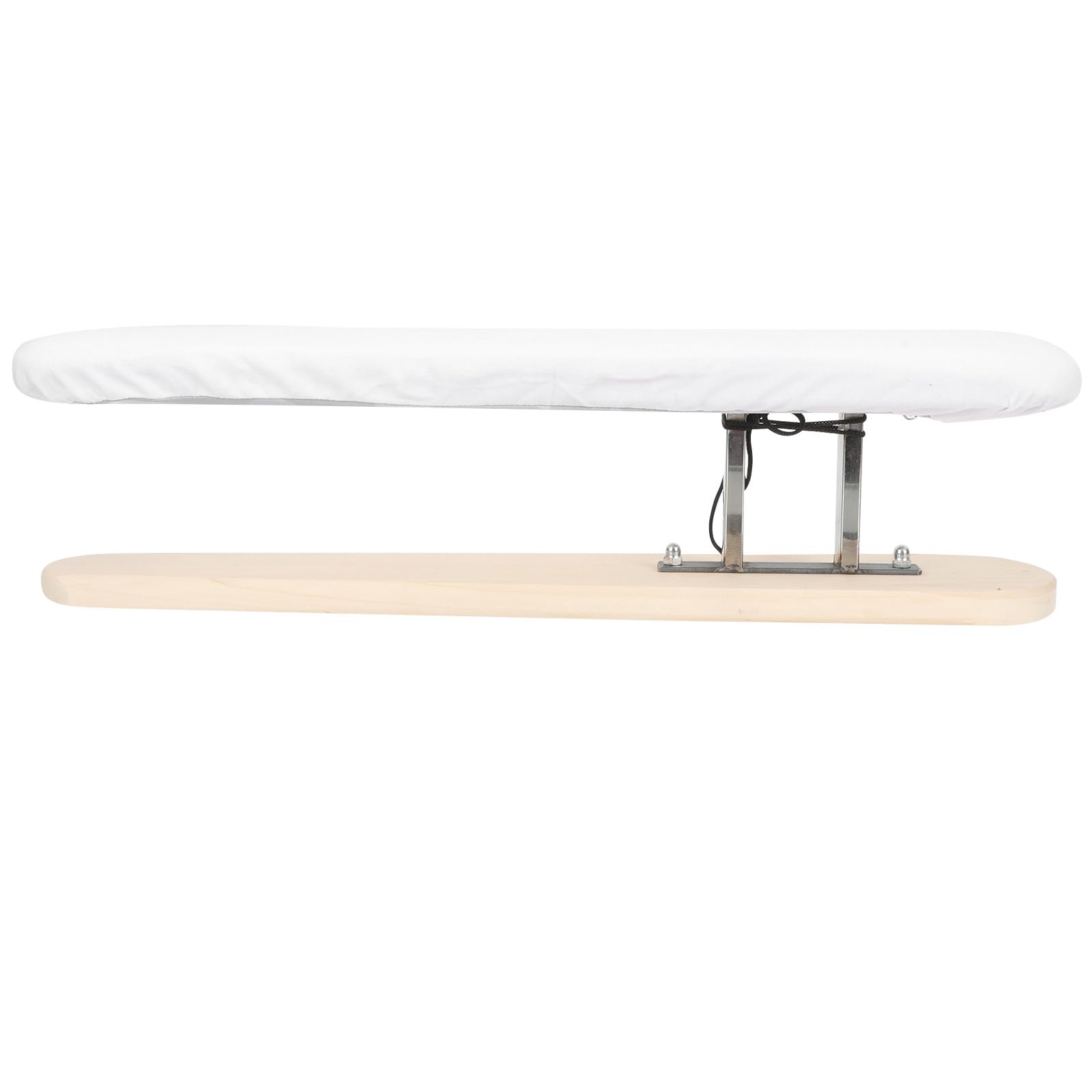 Yardwe Tabla de Planchar Compacta de Sobremesa para Hogar, Portátil y Estable Soporte Antideslizante, Cubierta Transpirable de Tela de Color Claro, Tamaño Pequeño Adecuado para Planchado