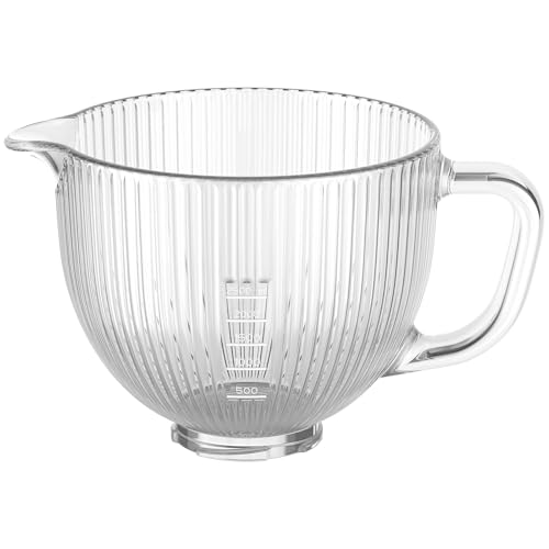 InnoMoon Glass Mixing Bowl for KitchenAid Stand Mixer