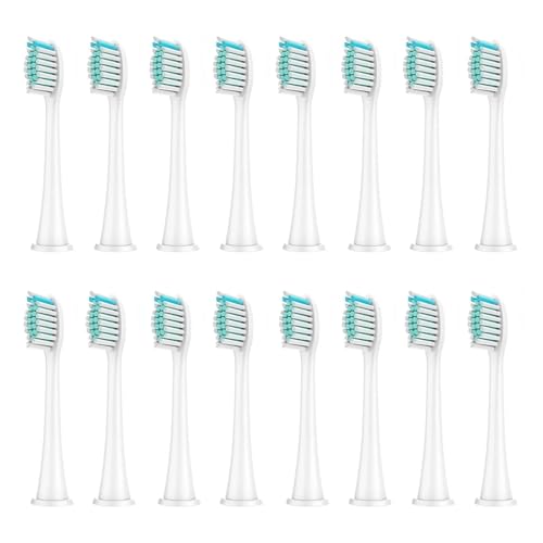DiamondClean HX3/HX6/HX9 �V���[�Y�d�����u���V HX6064 �� 8 �̌����u���V�w�b�h�ɑΉ�(16Pcs White)