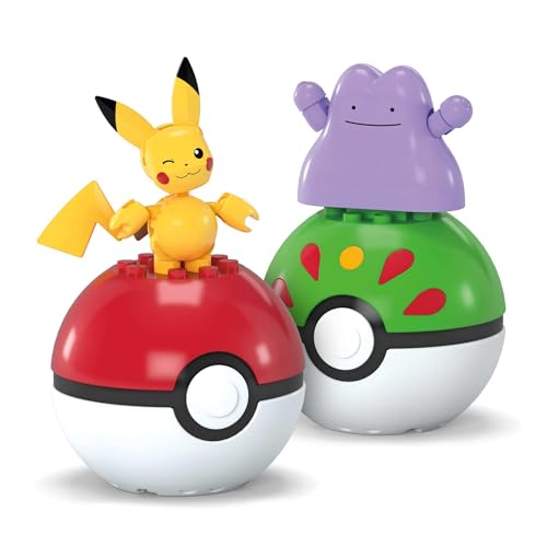 Pokémon Jeu de construction MEGA Poké Ball Collection: Pikachu & Métamorph - vue 4
