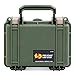 Pelican Protector 1120 Case by ColorCase - OD Green - Small Size Waterproof Case with Pick & Pluck Foam & Convoluted Lid Foam - Desert Tan Latches