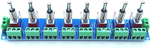 RKtoggle8 Toggle Switch Module for Switching Solenoid Points for use with CDU - Designed for Hornby, Seep, PECO, Bachmann layouts - Constructed